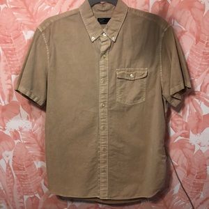 Gap Casual Button Down - Sized Medium - Light Brown